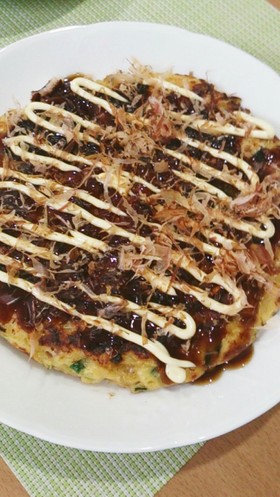 豚イカ玉(お好み焼き)